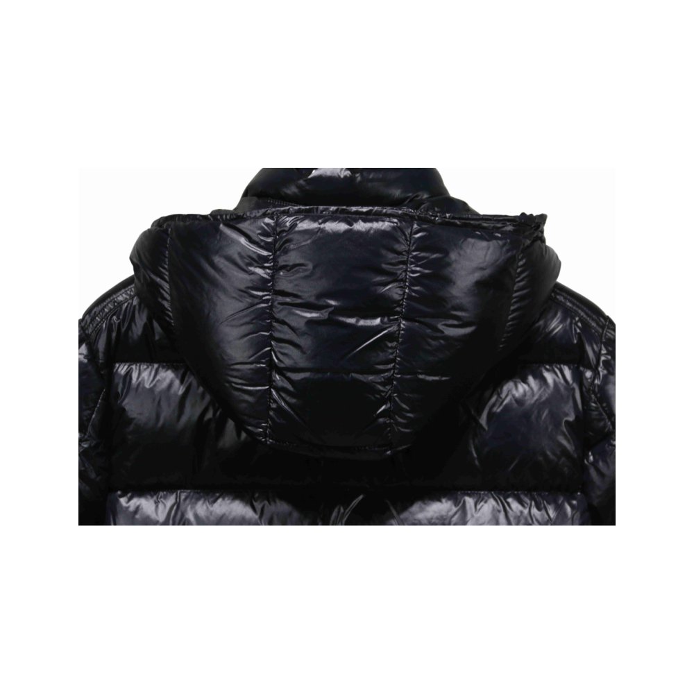 Moncler Maya Lacquered Down Jacket Black,Moncler Jackets,Jackets,CLOTHES
