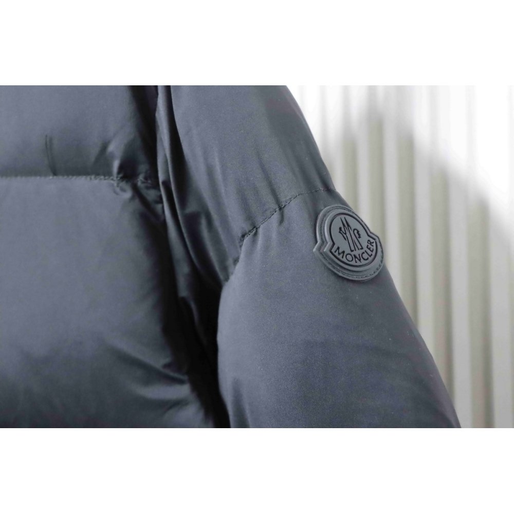 Moncler Black Madeira Hooded Short Down Jacket,Moncler Jackets,Jackets,CLOTHES