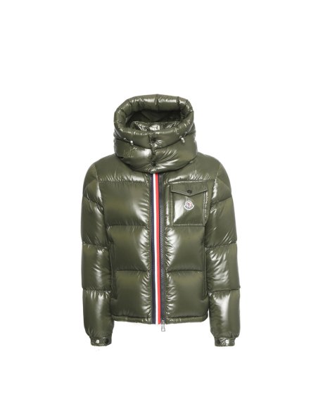 Moncler Down-padded Jacket Army Green,Moncler Jackets,Jackets,CLOTHES