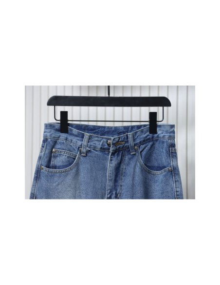 Chrome Hearts Miami Art Basel White Red Cross Patch Jeans,Chrome Hearts Jeans,Jeans,CLOTHES