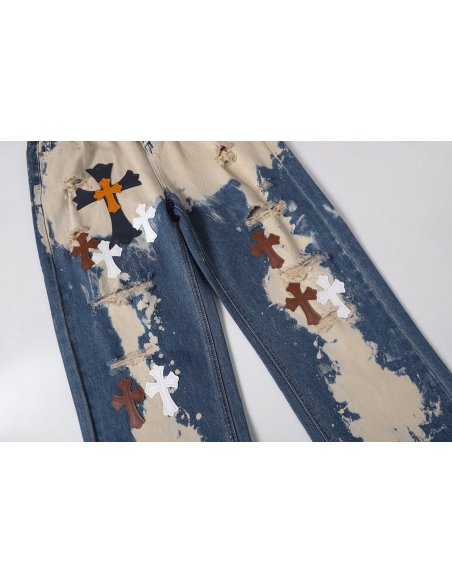 Chrome Hearts Jeans N2814,Chrome Hearts Jeans,Jeans,CLOTHES