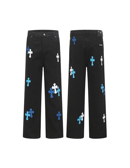Chrome Hearts Jeans N2803,Chrome Hearts Jeans,Jeans,CLOTHES