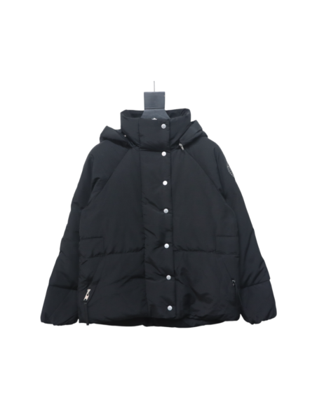 Canada Goose Hooded Puffer Jacket Black,Canada Goose Jackets,Jackets,CLOTHES
