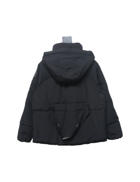 Canada Goose Hooded Puffer Jacket Black,Canada Goose Jackets,Jackets,CLOTHES
