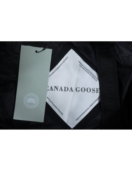 Canada Goose Hooded Puffer Jacket Black,Canada Goose Jackets,Jackets,CLOTHES