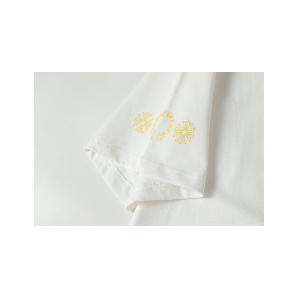Chrome Hearts T-shirt 2231 Black/White,Chrome Hearts T-Shirts,T-Shirts,CLOTHES