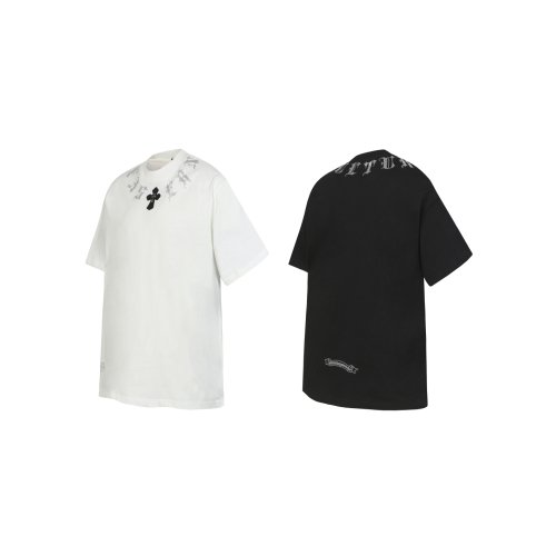 Chrome Hearts T-shirt 2012 Black/White,Chrome Hearts T-Shirts,T-Shirts,CLOTHES