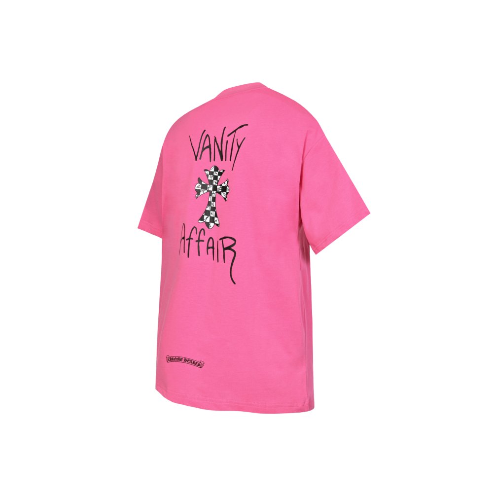Chrome Hearts T-shirt 2213 Pink,Chrome Hearts T-Shirts,T-Shirts,CLOTHES