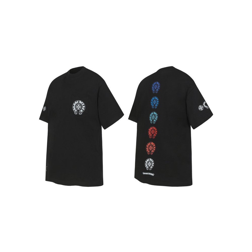 Chrome Hearts T-shirt 2226 Black/White,Chrome Hearts T-Shirts,T-Shirts,CLOTHES