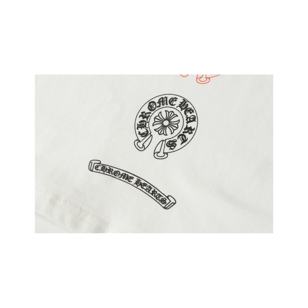 Chrome Hearts T-shirt 2226 Black/White,Chrome Hearts T-Shirts,T-Shirts,CLOTHES