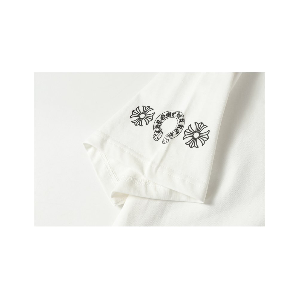 Chrome Hearts T-shirt 2226 Black/White,Chrome Hearts T-Shirts,T-Shirts,CLOTHES