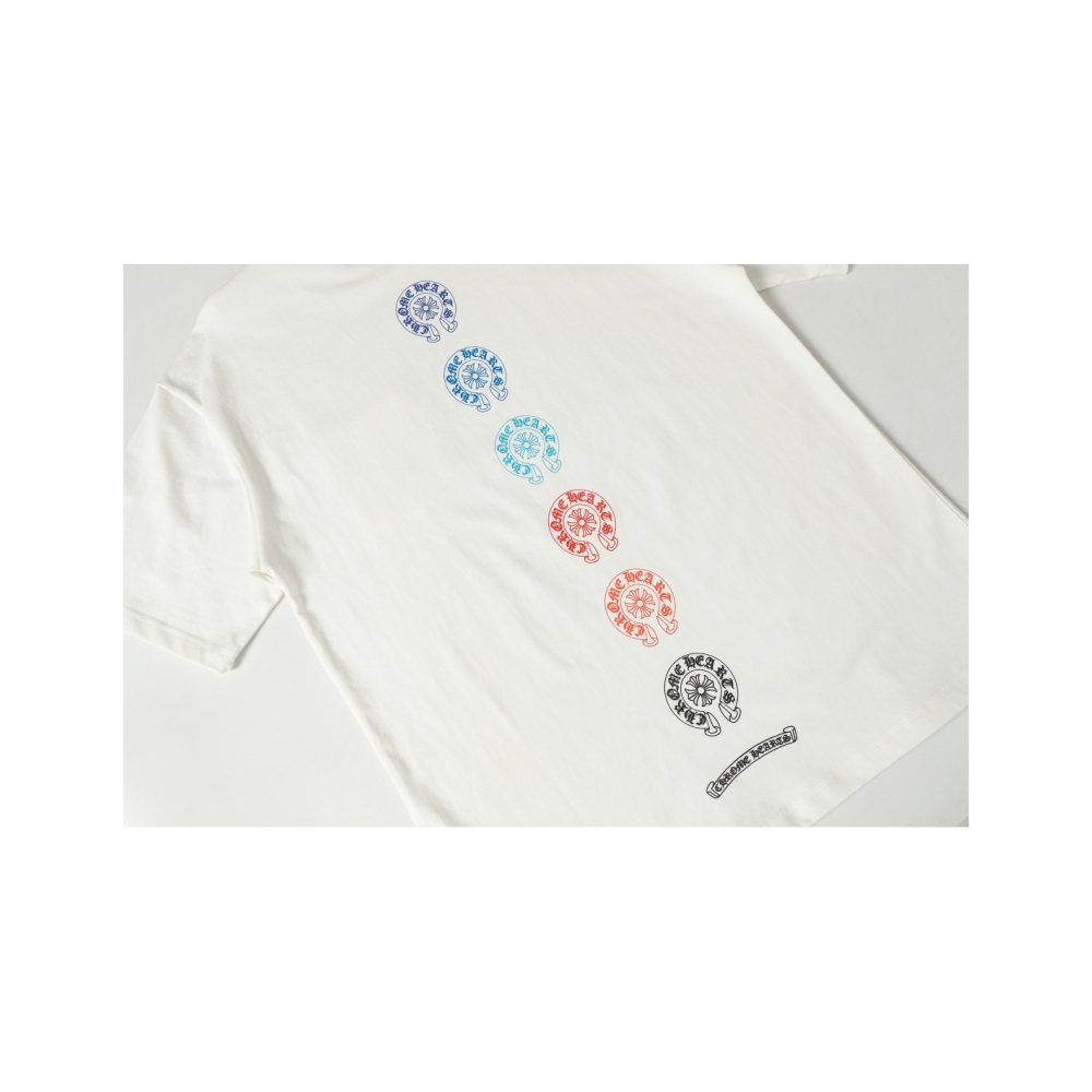 Chrome Hearts T-shirt 2226 Black/White,Chrome Hearts T-Shirts,T-Shirts,CLOTHES