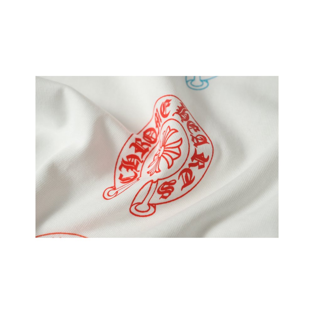 Chrome Hearts T-shirt 2226 Black/White,Chrome Hearts T-Shirts,T-Shirts,CLOTHES