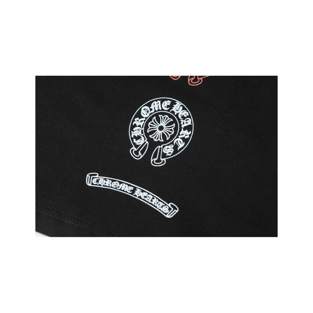 Chrome Hearts T-shirt 2226 Black/White,Chrome Hearts T-Shirts,T-Shirts,CLOTHES
