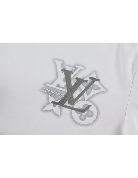 Louis Vuitton T-shirt W2627 Black/White,Louis Vuitton T-Shirts,T-Shirts,CLOTHES