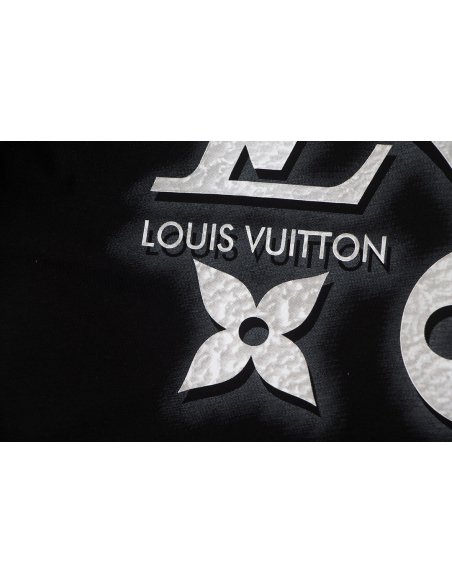 Louis Vuitton T-shirt W2627 Black/White,Louis Vuitton T-Shirts,T-Shirts,CLOTHES