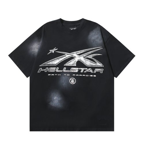 Hellstar Sport Logo Gel Black T-Shirt White,Hellstar T-Shirts,T-Shirts,CLOTHES