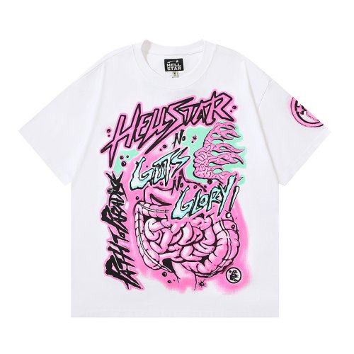 Hellstar No Guts No Glory T-Shirt,Hellstar T-Shirts,T-Shirts,CLOTHES