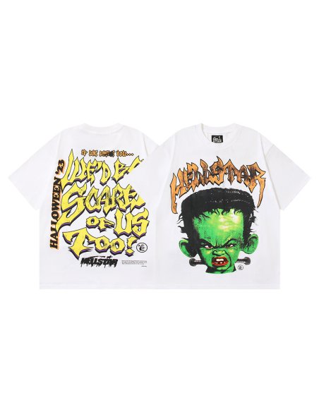 Hellstar Frankenkid T-shirt White,Hellstar T-Shirts,T-Shirts,CLOTHES