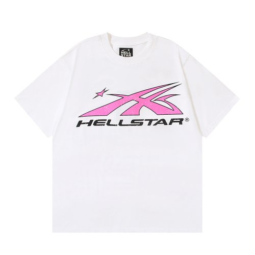 Hellstar Sport Logo T-Shirt White,Hellstar T-Shirts,T-Shirts,CLOTHES