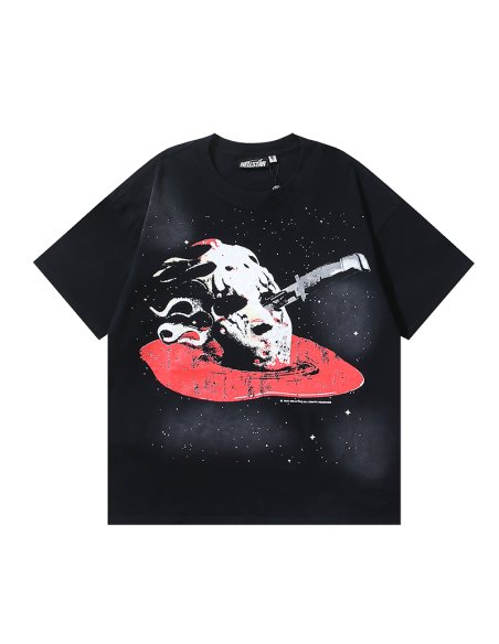 Hellstar Killer Mask T-shirt Black ,Hellstar T-Shirts,T-Shirts,CLOTHES