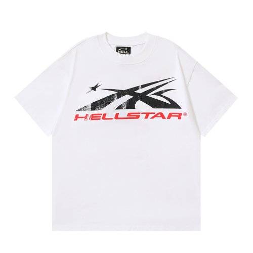 Hellstar Sport Logo Gel T-shirt White,Hellstar T-Shirts,T-Shirts,CLOTHES
