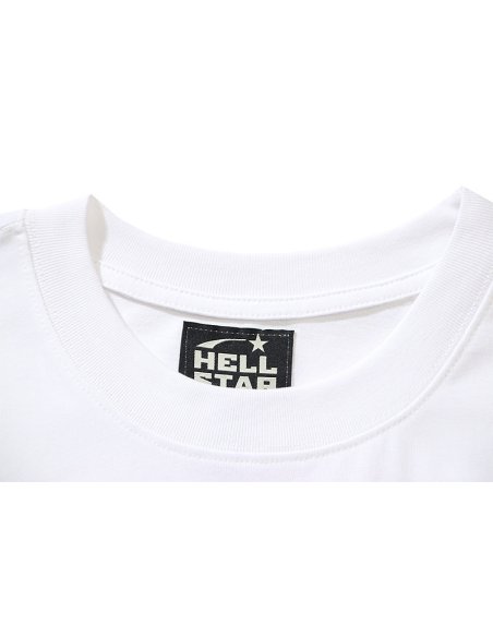 Hellstar Sport Logo Gel T-shirt White,Hellstar T-Shirts,T-Shirts,CLOTHES