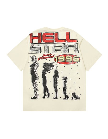 Hellstar Human Development T-Shirt 511 Yellow/Black,Hellstar T-Shirts,T-Shirts,CLOTHES