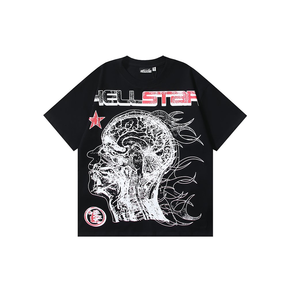 Hellstar Human Development T-Shirt 511 Yellow/Black,Hellstar T-Shirts,T-Shirts,CLOTHES