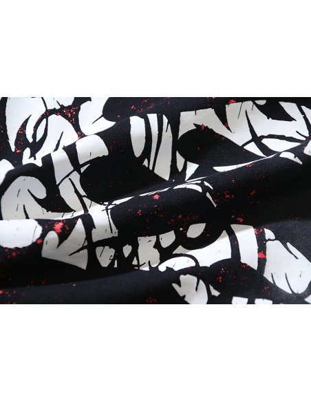 Hellstar Thorn T-Shirt 692 Black Red,Hellstar T-Shirts,T-Shirts,CLOTHES