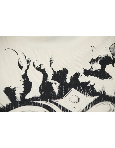 Hellstar Inner Peace T-Shirt 585 White/Apricot,Hellstar T-Shirts,T-Shirts,CLOTHES