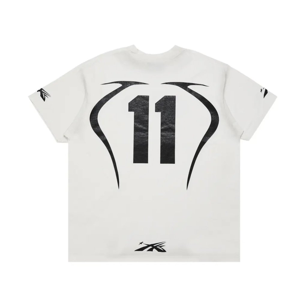 Hellstar Warm Up T-shirt White,Hellstar T-Shirts,T-Shirts,CLOTHES