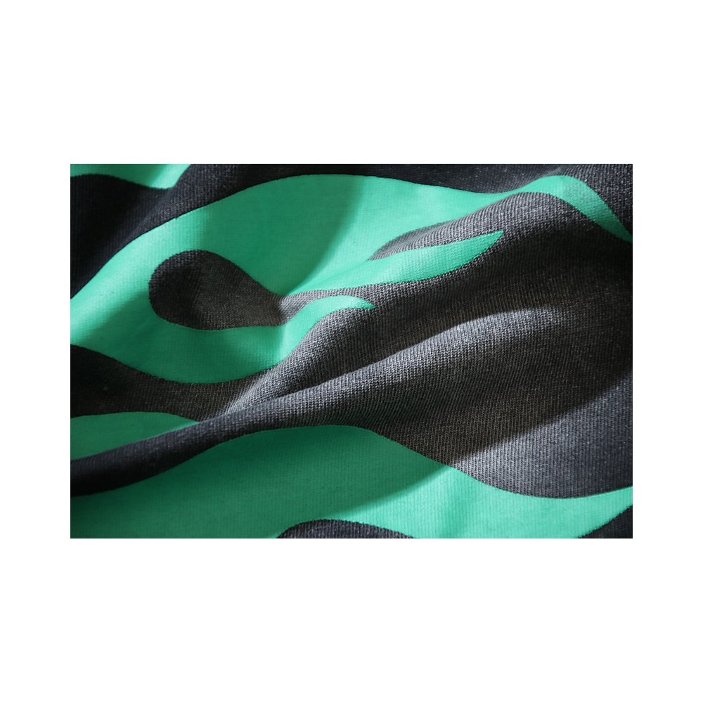 Hellstar Star Gel Sport Logo Washed Short Sleeved T-shirt 672 Black Green,Hellstar T-Shirts,T-Shirts,CLOTHES