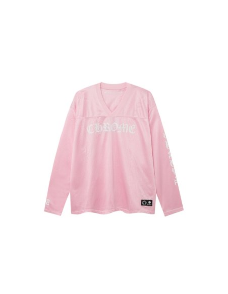 Chrome Hearts Love You Mesh Warm Up Jersey 9998 Pink/Black/Red/Green/Blue,Chrome Heart Long Sleeve Tees,Long Sleeve Tees,CLOTHES
