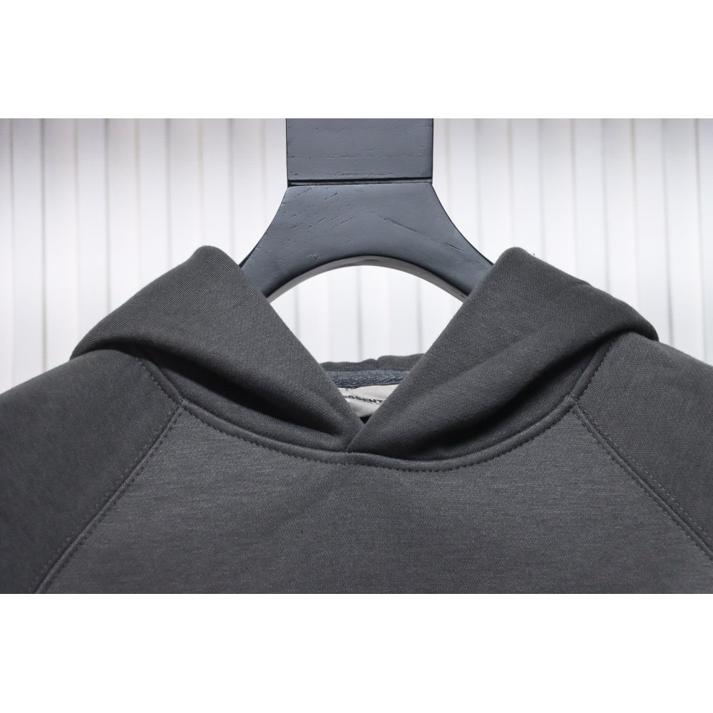 Fear of God Essentials Pullover Hoodie Applique Logo Dark Gray,Fear of God Hoodies,Sweatshirts Hoodies,CLOTHES