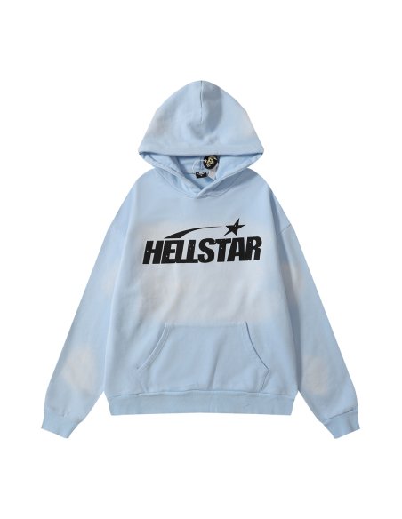 Hellstar Hoodie Light Blue,Hellstar Hoodies(Sweatshirts),Sweatshirts Hoodies,CLOTHES