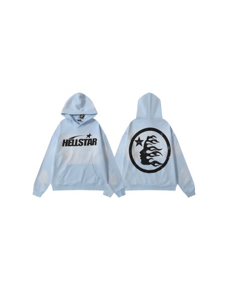 Hellstar Hoodie Light Blue,Hellstar Hoodies(Sweatshirts),Sweatshirts Hoodies,CLOTHES