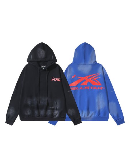 Hellstar Hoodies 2027 Blue/Black,Hellstar Hoodies(Sweatshirts),Sweatshirts Hoodies,CLOTHES