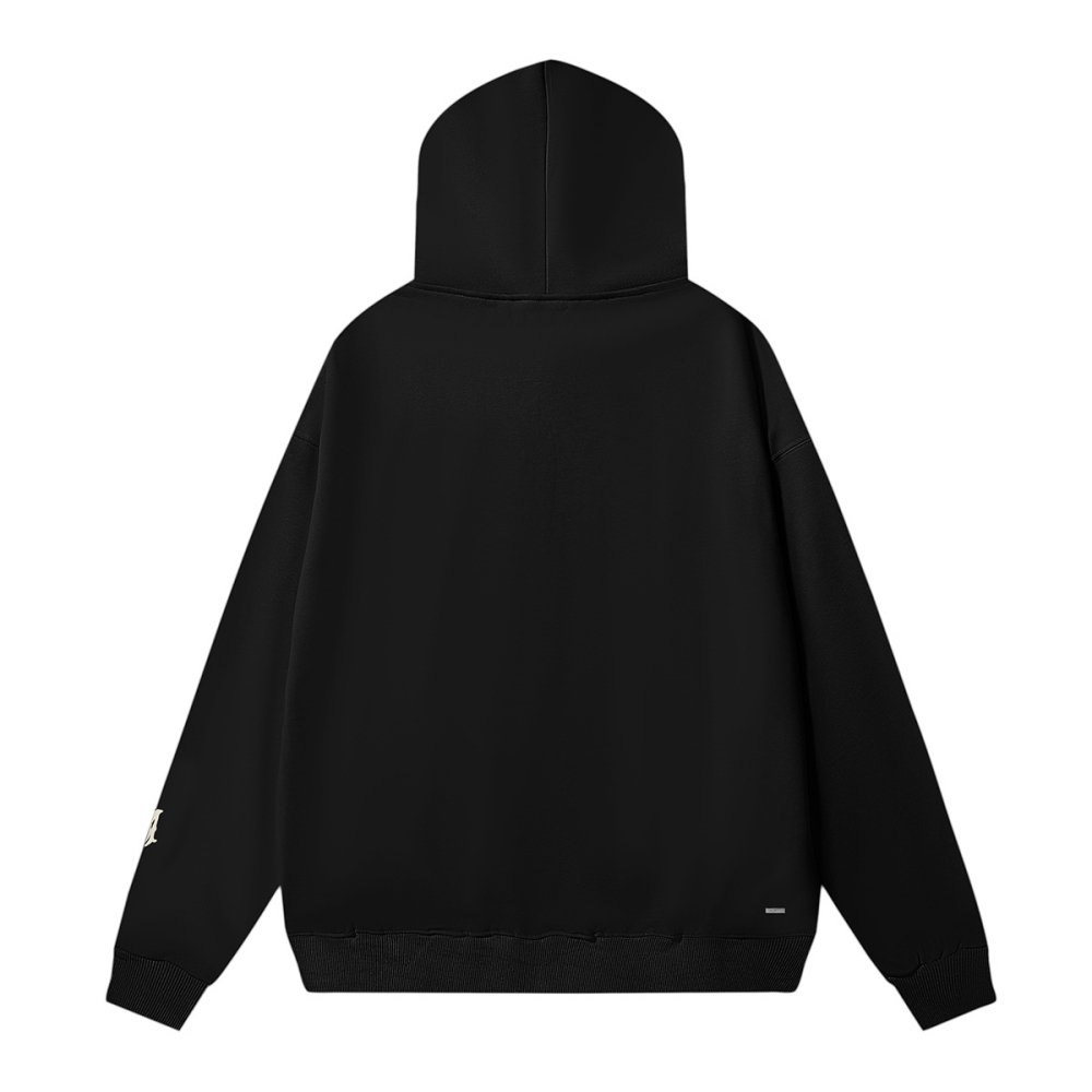 AMIRI Staggered Logo Hoodie 9273 Pure Black/Apricot/Black White/Green/Sky Blue/White,Amiri Hoodies,Sweatshirts Hoodies,CLOTHES