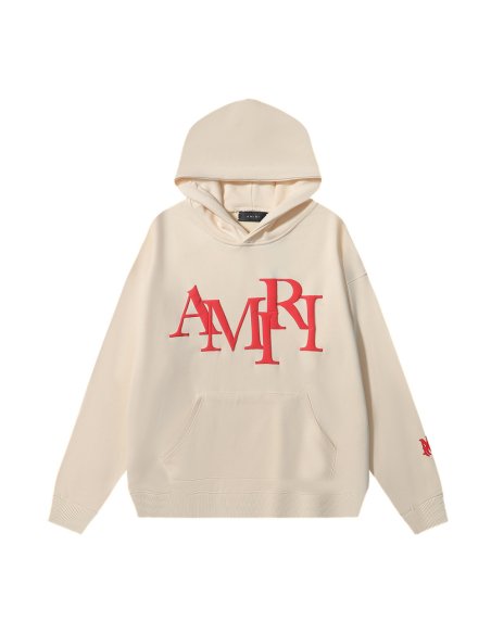 AMIRI Staggered Logo Hoodie 9273 Pure Black/Apricot/Black White/Green/Sky Blue/White,Amiri Hoodies,Sweatshirts Hoodies,CLOTHES