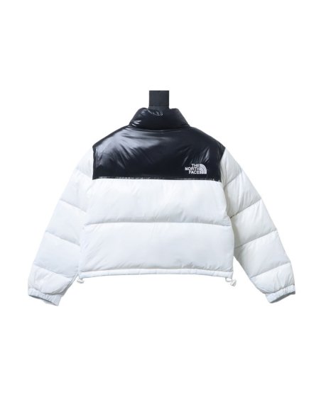 The North Face Nuptse 700 Short Jacket ¡®White Black¡®,The North Face Jackets,Jackets,CLOTHES