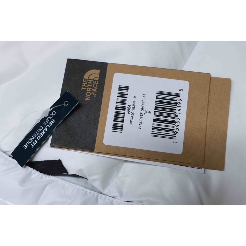 The North Face Nuptse 700 Short Jacket ¡®White Black¡®,The North Face Jackets,Jackets,CLOTHES