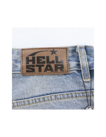 Hellstar Nylon Shorts 8639 Denim Blue,Hellstar Shorts,Shorts,CLOTHES