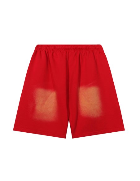Hellstar Studios Shorts 2565 Grey/Red ,Hellstar Shorts,Shorts,CLOTHES