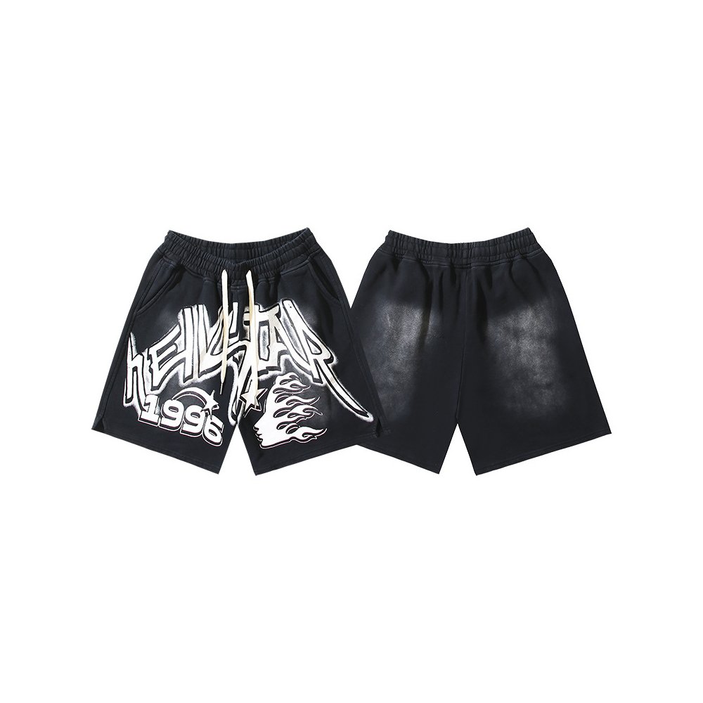 Hellstar Washed Shorts 791,Hellstar Shorts,Shorts,CLOTHES