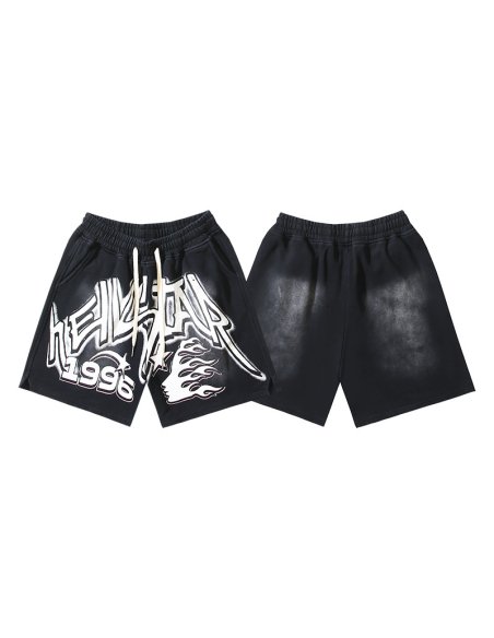Hellstar Washed Shorts 791,Hellstar Shorts,Shorts,CLOTHES