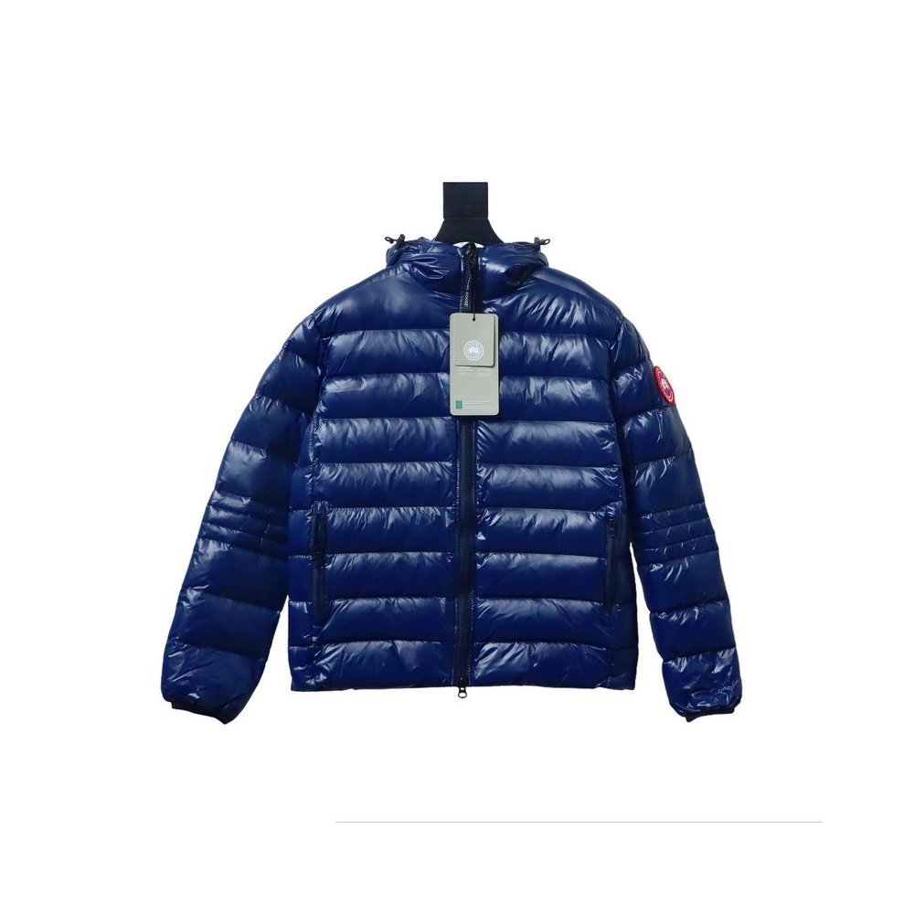 Canada Goose Crofton Slim-Fit Recycled Nylon-Ripstop Hooded Down Jacket Dark Blue,Canada Goose Jackets,Jackets,CLOTHES