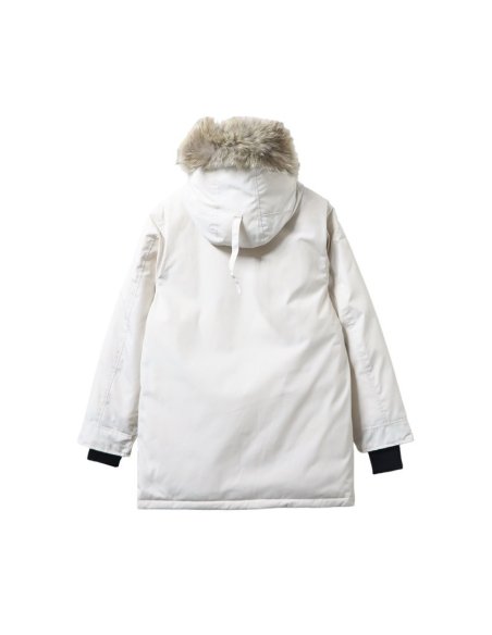 Canada Goose Langford Parka Mid-Length White,Canada Goose Jackets,Jackets,CLOTHES