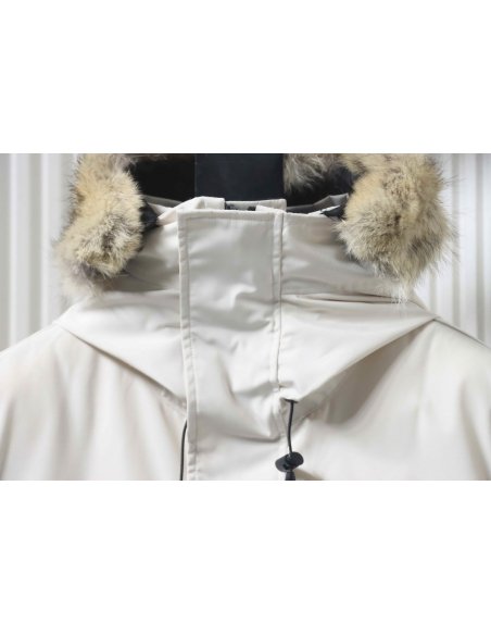 Canada Goose Langford Parka Mid-Length White,Canada Goose Jackets,Jackets,CLOTHES