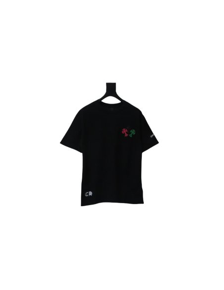 Chrome Hearts Rainbow Cross T-Shirt Black,Chrome Hearts T-Shirts,T-Shirts,CLOTHES